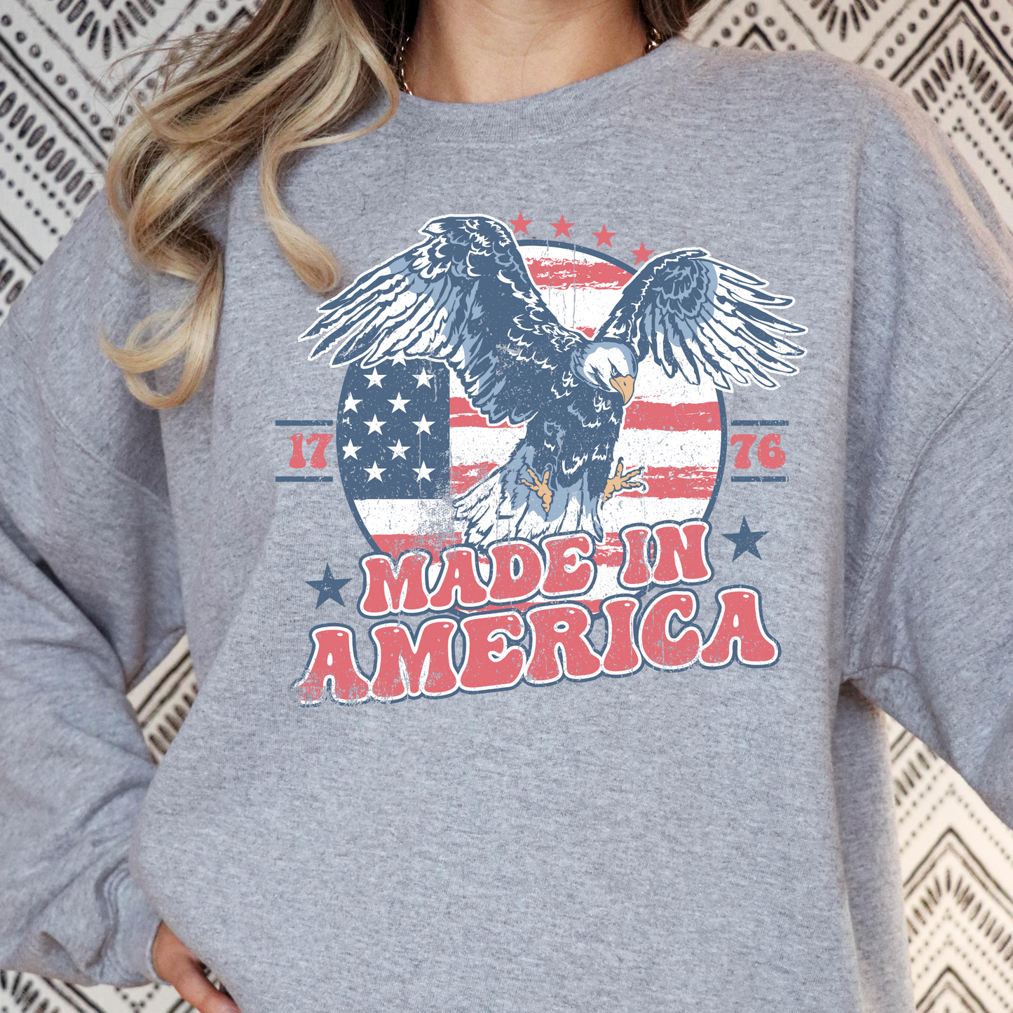 Made In American (Eagle) Full Color DTF Transfer