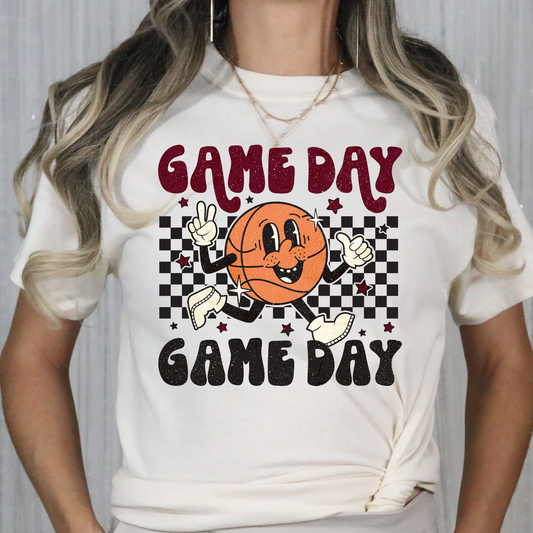 Game Day Basketball Full Color DTF Transfer