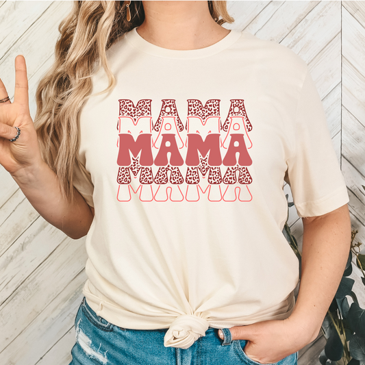 Mama (Repeat Red) Full Color DTF Transfer