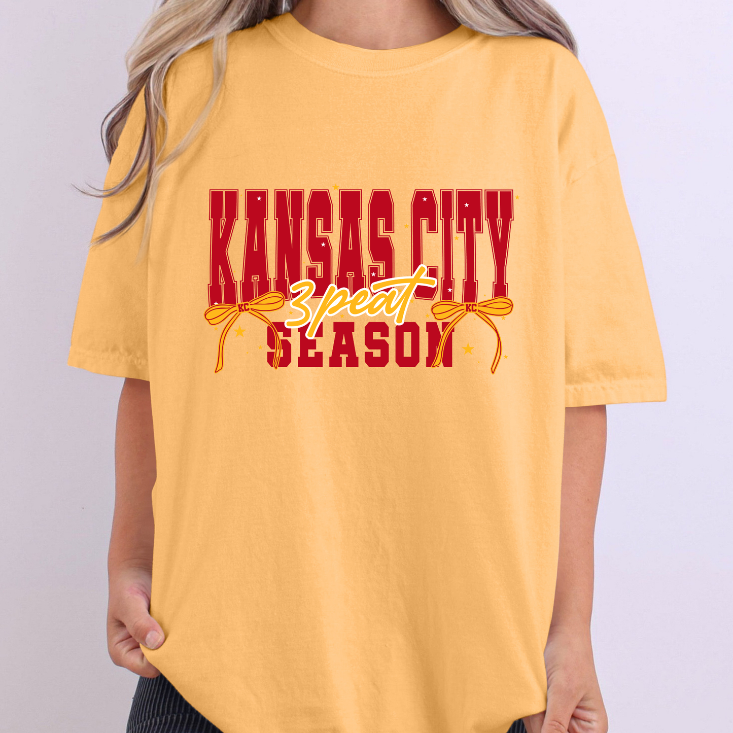 Kansas City 3peat Season Full Color DTF Transfer