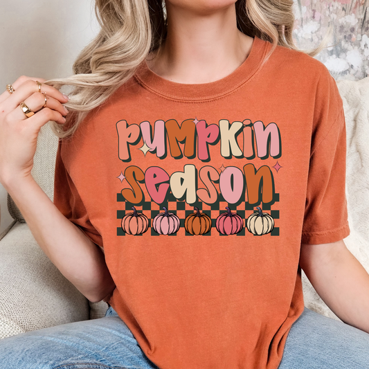 Pumpkin Season Full Color DTF Transfer
