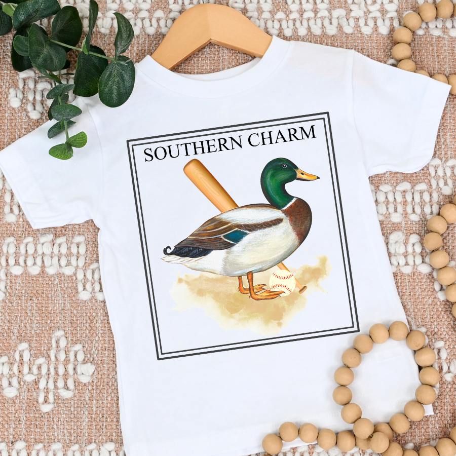 Southern Charm (Baseball Duck) Full Color DTF Transfers