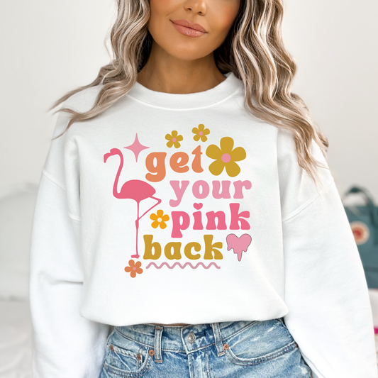Get Your Pink Back (Flamingo) Full Color DTF Transfer