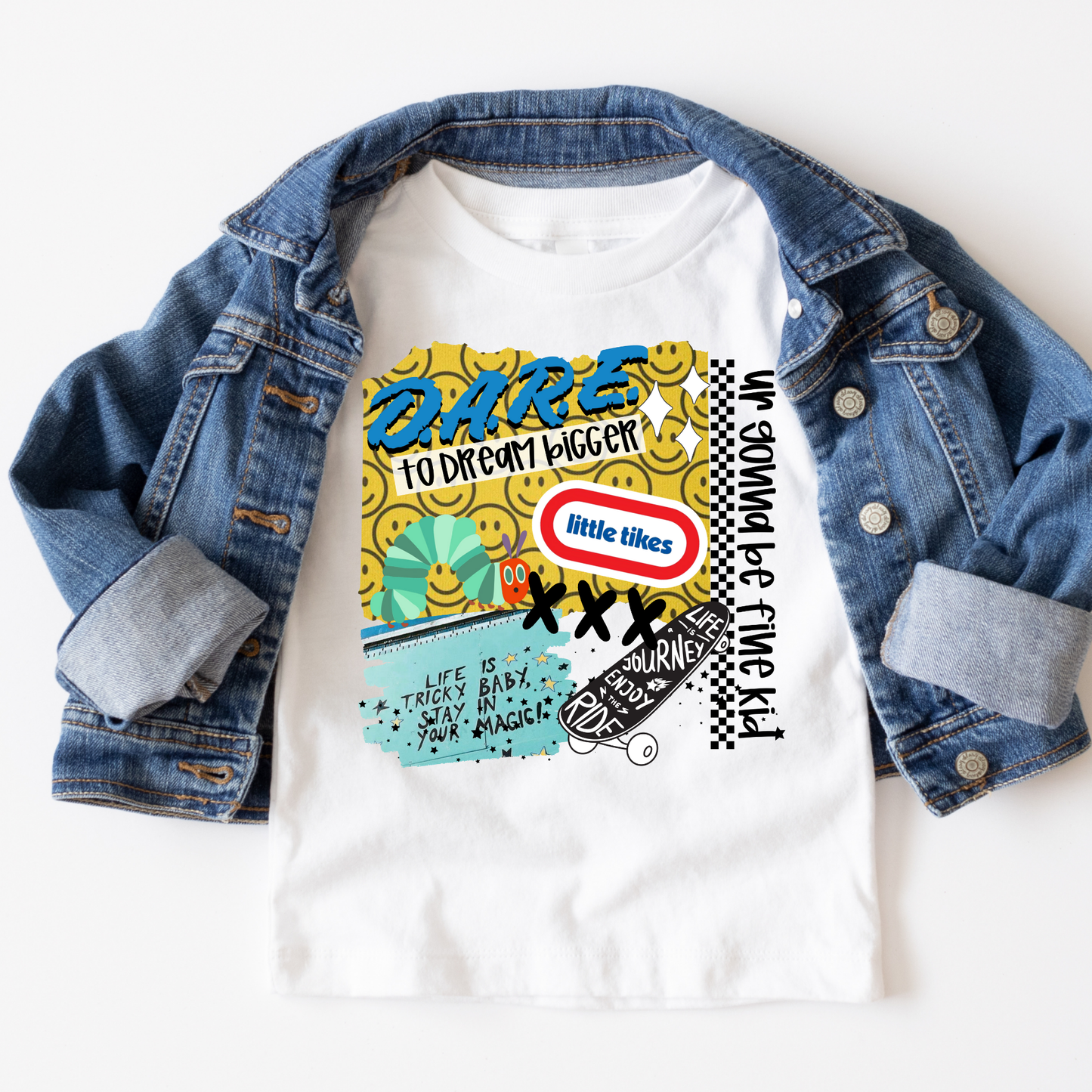 Dare To Dream Bigger Full Color DTF Transfer