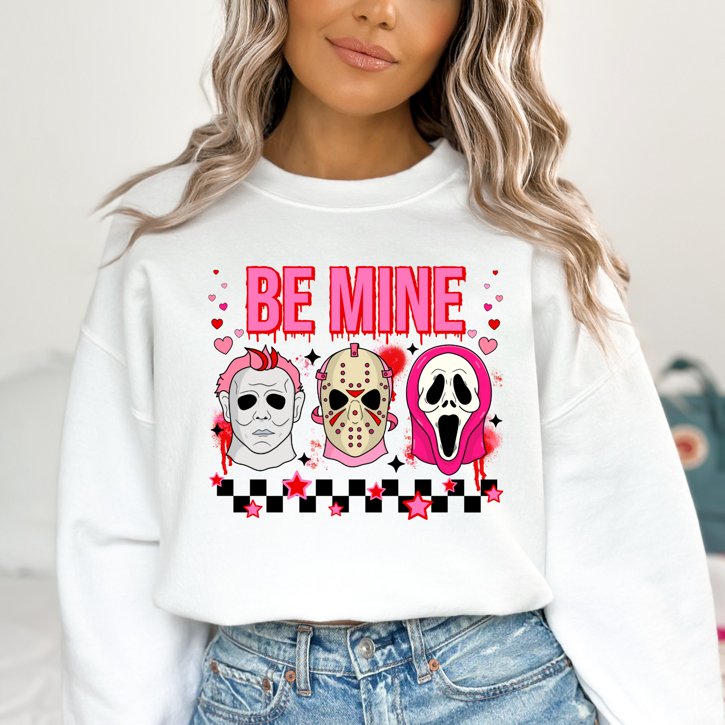 Be Mine Valentine (Horror) Full Color DTF Transfer