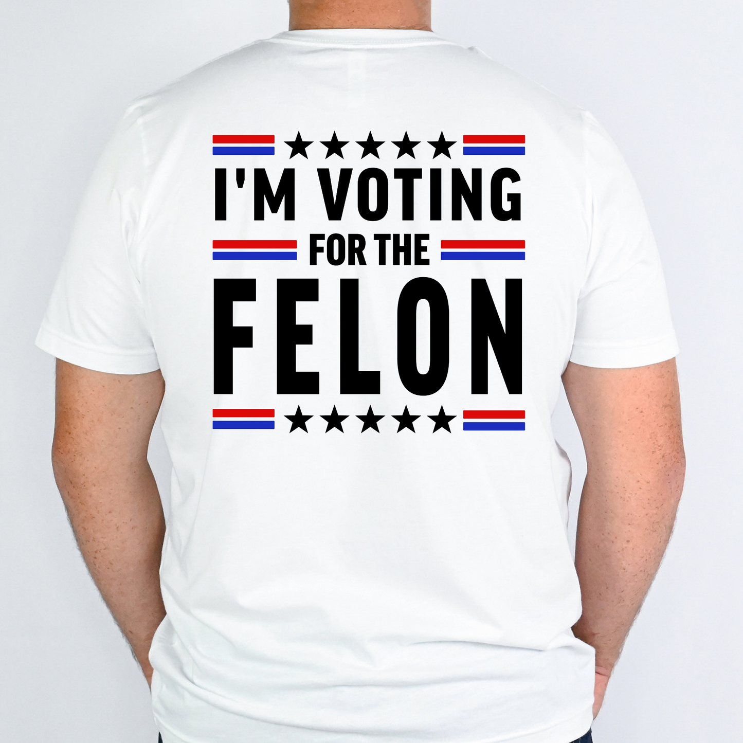 I'm Voting For The Felon - Trump 2024 Full Color DTF Transfer