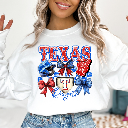 Texas Rangers (Icons) Full Color DTF Transfer