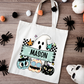 Personalized Kids Trick or Treat Canvas Bags (Colored Plank)