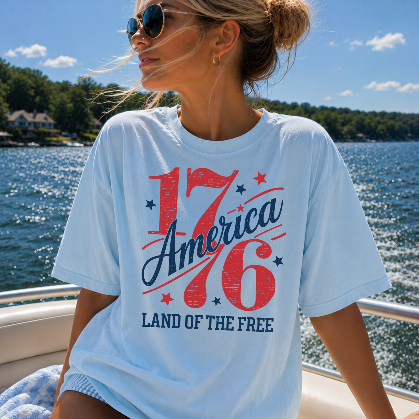 American 1776 Full Color DTF Transfer