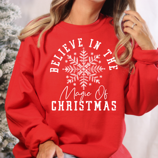 Believe In The Magic Of Christmas Full Color DTF Transfer