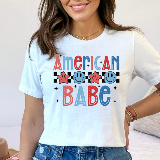 American Babe Full Color DTF Transfer