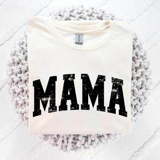 Distressed Arched Mama Full Color DTF Transfer