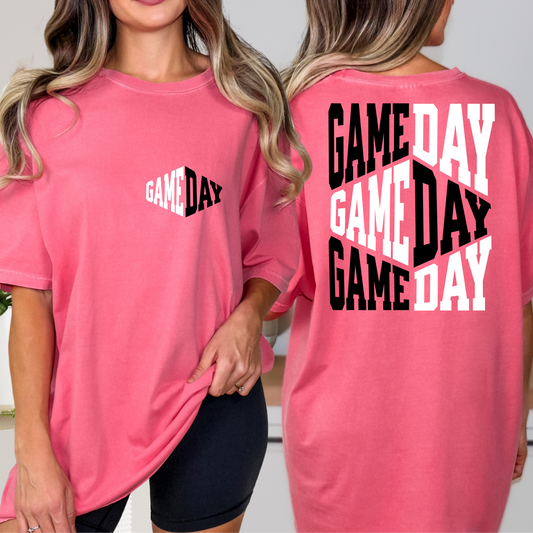 Game Day (Black/White) Full Color DTF Transfer