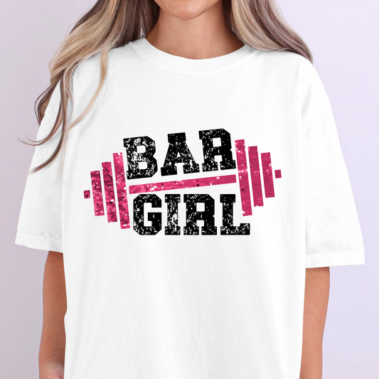 Bar Girl (Workout - Fitness) Full Color DTF Transfer
