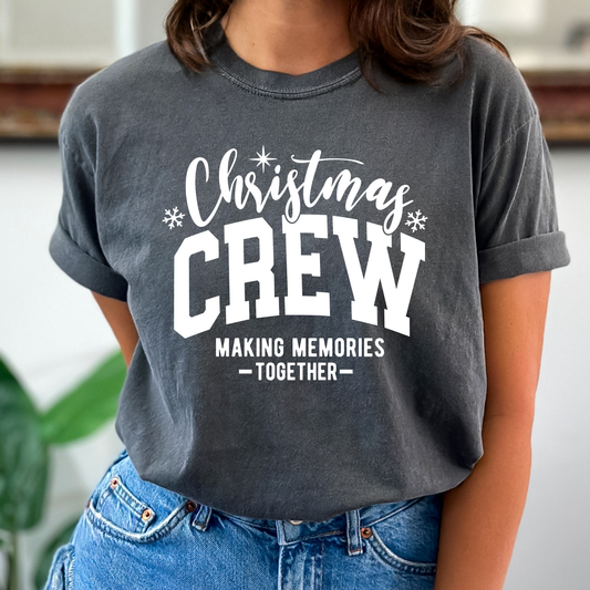 Christmas Crew Making Memories Together Full Color DTF Transfer