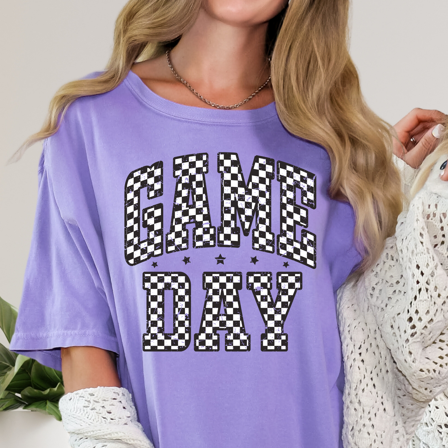 Game Day (Checkered) Full Color DTF Transfer