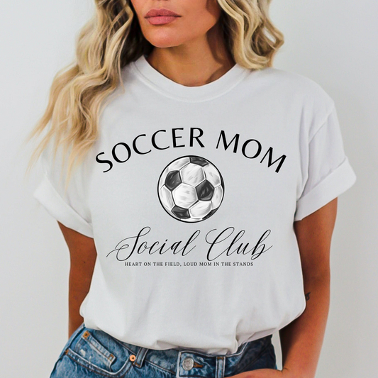 Soccer Mom Social Club Full Color DTF Transfer