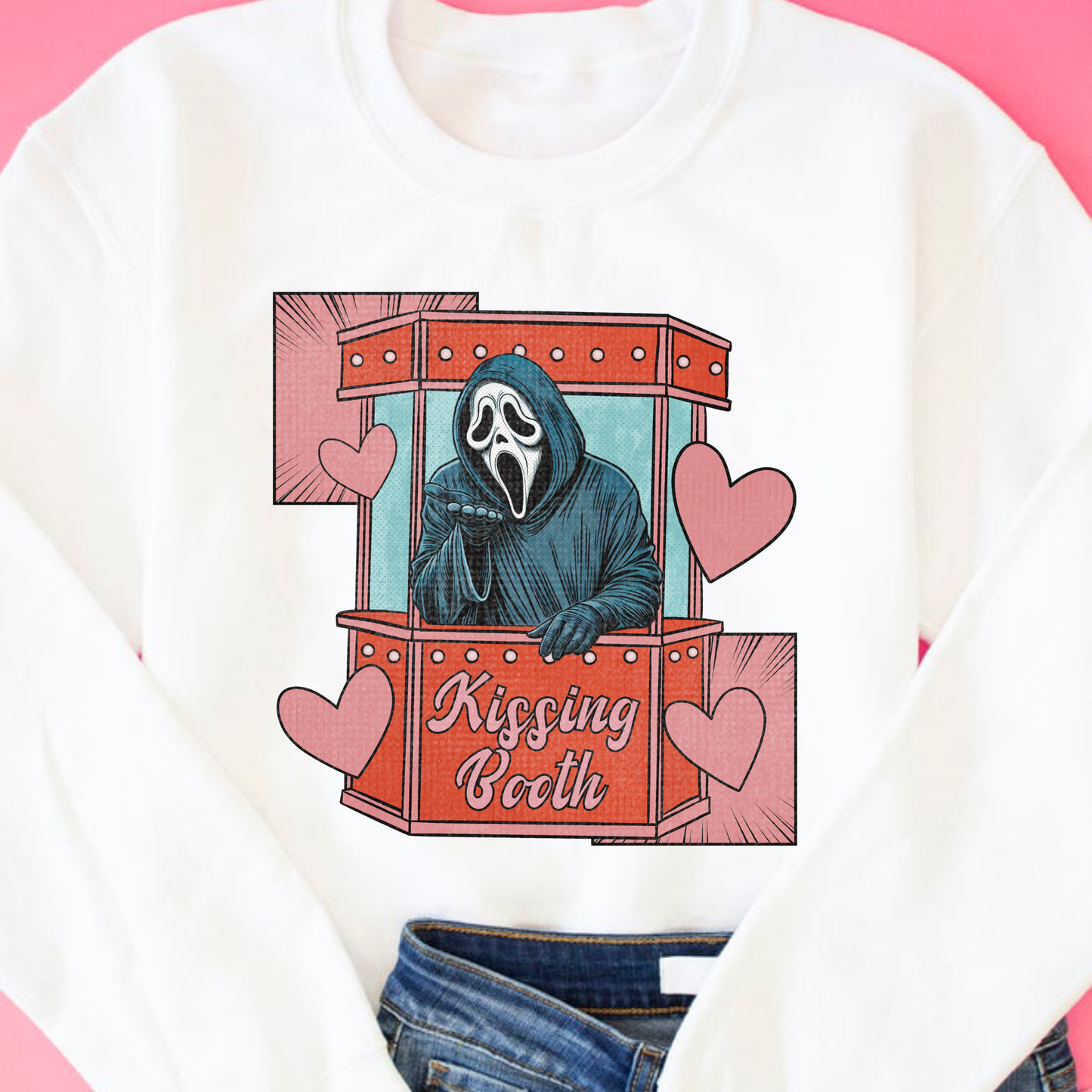 Halloween Horror Kissing Booth (MULTI OPTIONS) Full Color DTF Transfer