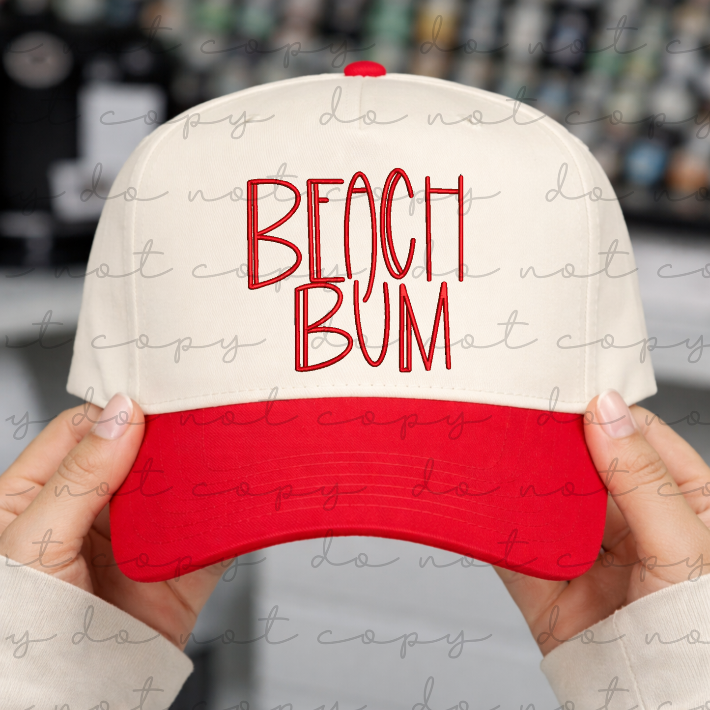 Beach Bum Embroidered Hat