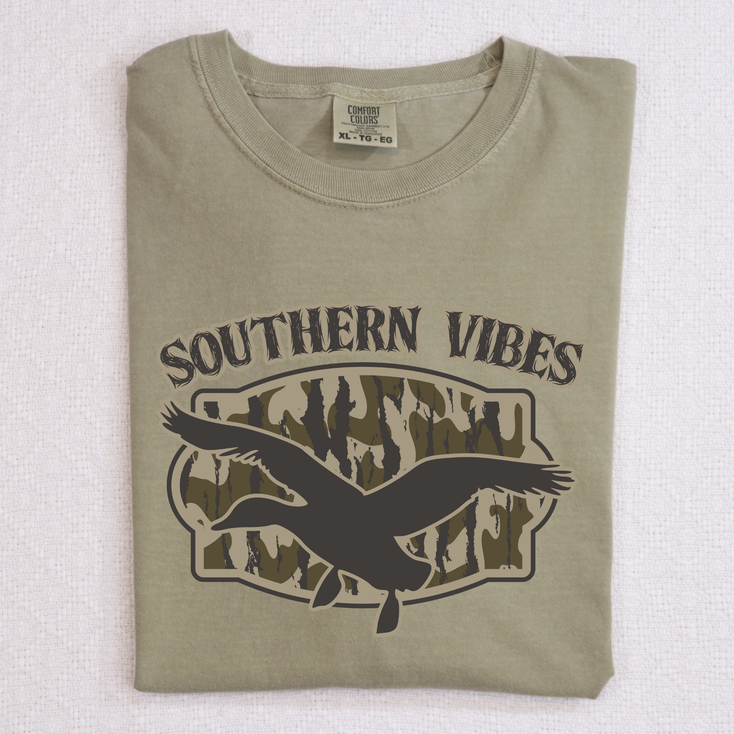 Southern Vibes Camo Full Color DTF Transfer