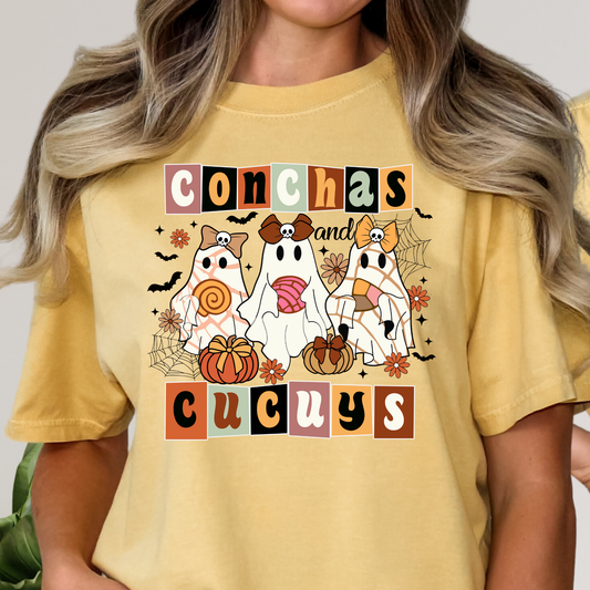 Conchas Cucuys Ghosts Full Color DTF Transfer