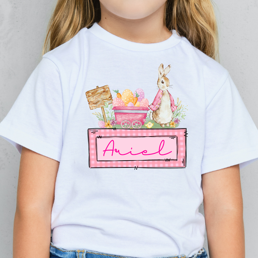 Personalized Bunny Plaque Full Color DTF Transfer