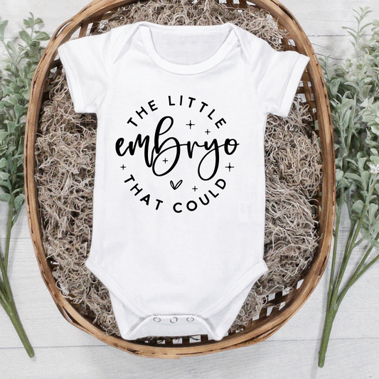 The Little Embryo That Could IVF Full Color DTF Transfer