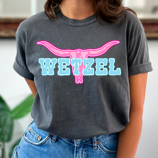 Wetzel Pink/Teal (Koe Wetzel) Full Color DTF Transfer