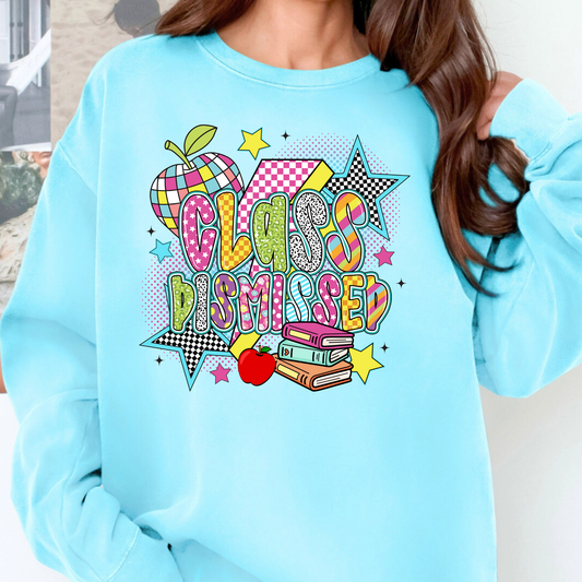 Class Dismissed (Colorful) Full Color DTF Transfer