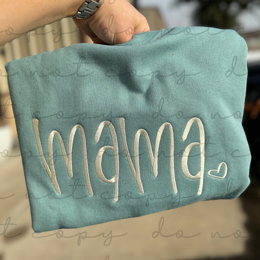 MOTHERS DAY FLASH SALE (MOQ 6) Embroidered Sweatshirt