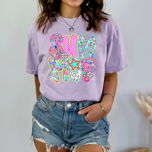 Summer (Colorful Stacked) Full Color DTF Transfer