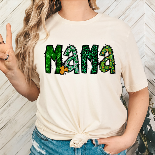 Mama Mini (St. Patricks) Full Color DTF Transfer