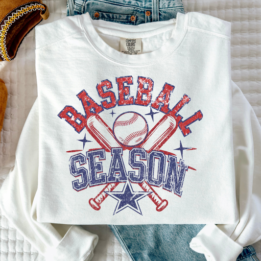 Baseball Season Full Color DTF Transfer