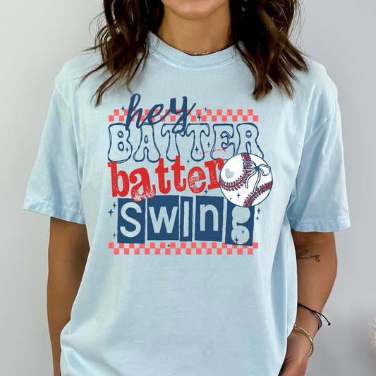 Hey Batter Batter Swing Full Color DTF Transfer