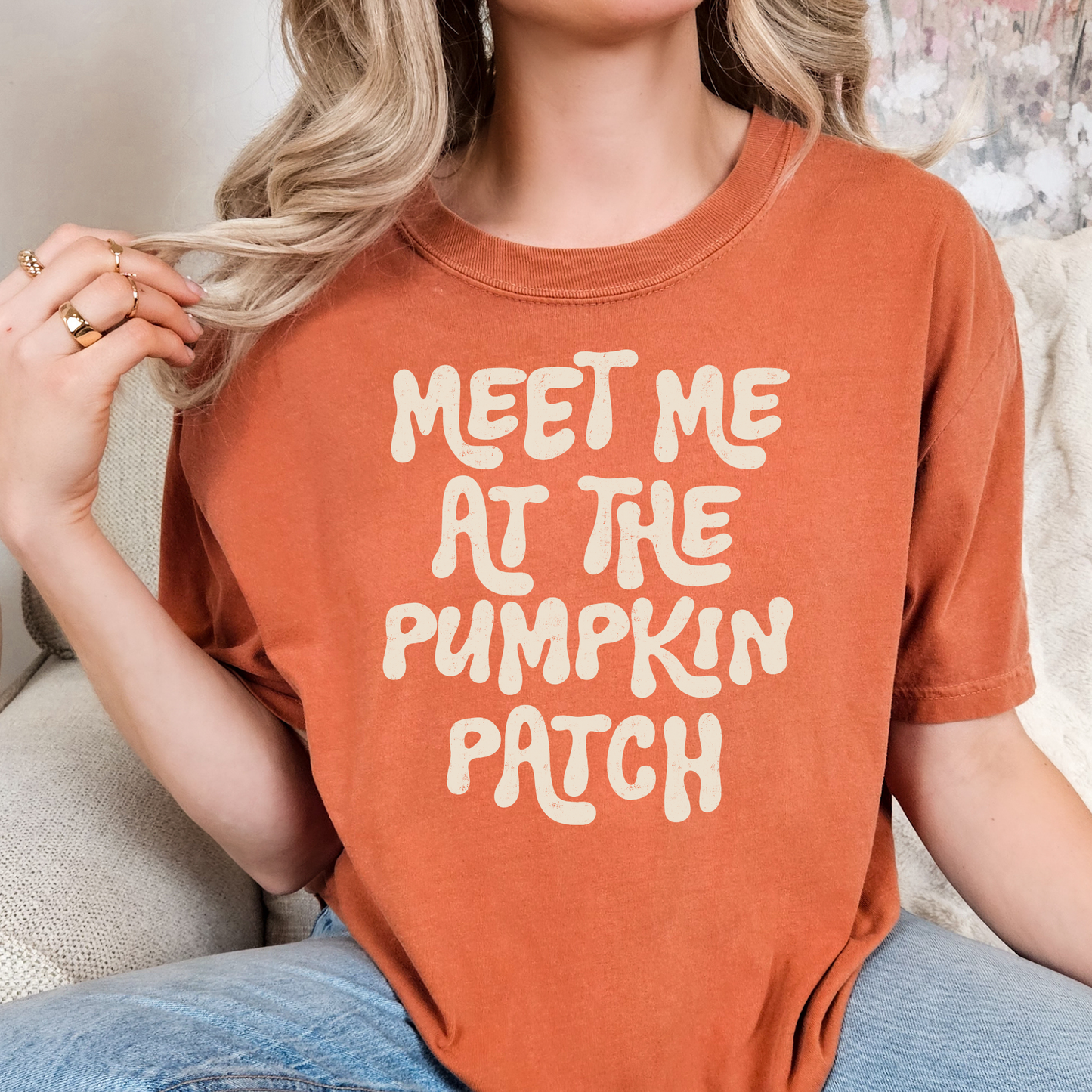 Meet Me At The Pumpkin Patch Full Color DTF Transfer