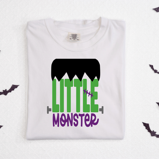 Little Monster Frankenstein Full Color DTF Transfer