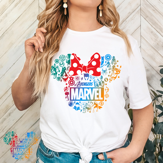 Marvel Mouse Head (MULTI OPTIONS) Full Color DTF Transfer