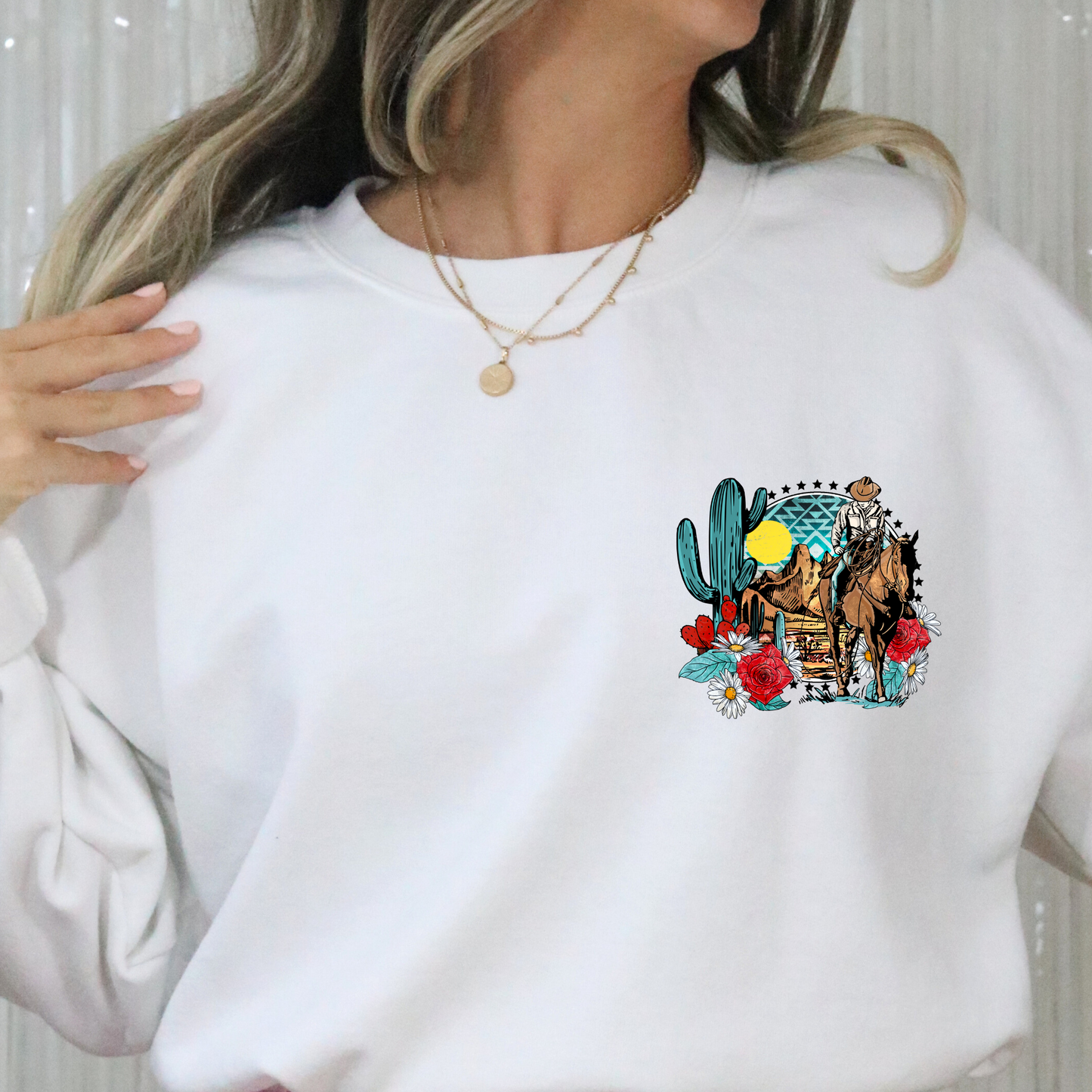 Between A Rock And A Hard Place Full Color DTF Transfer