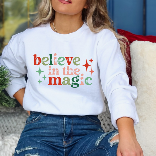 Believe In The Magic Full Color DTF Transfer