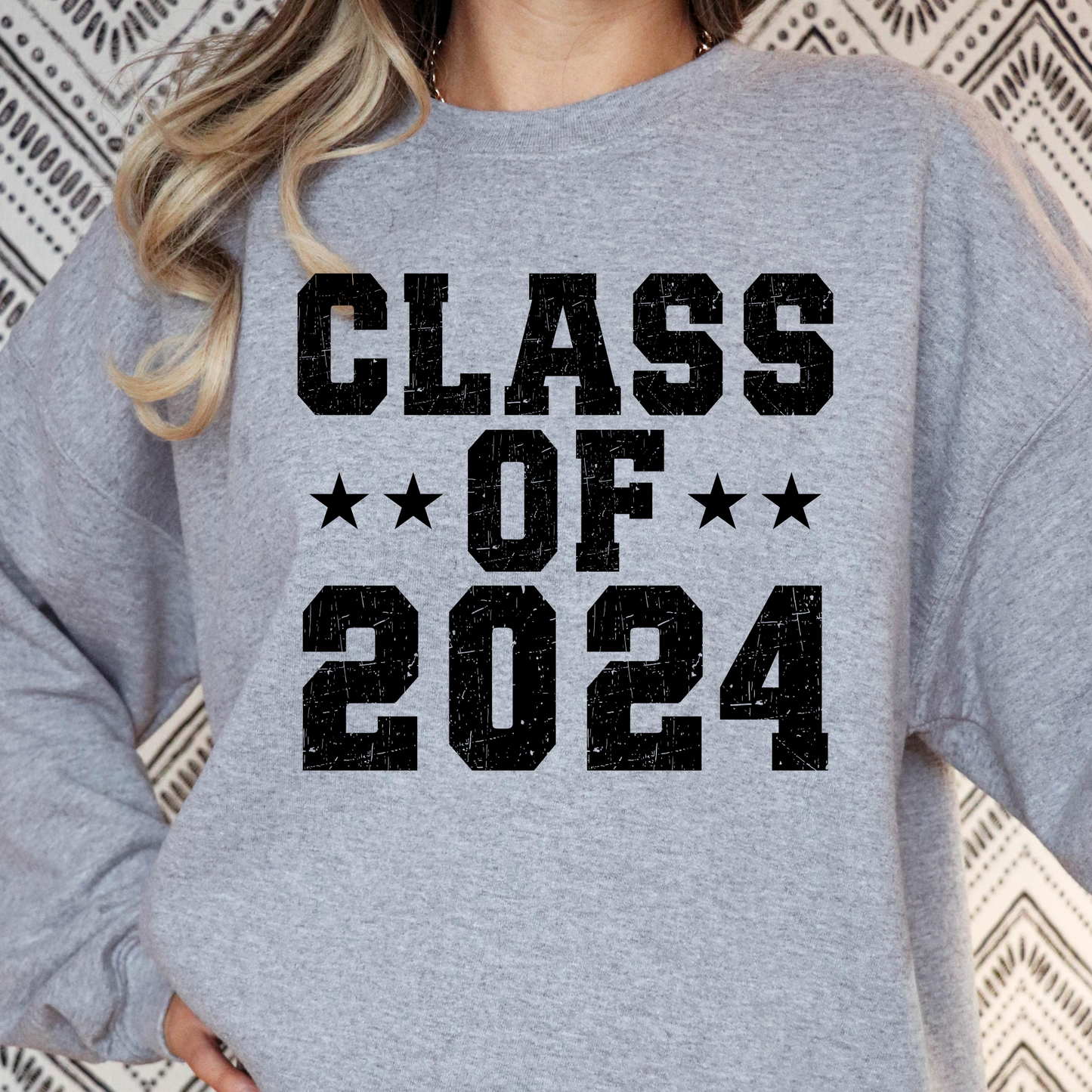 Class of 2024 (Stars) Full Color DTF Transfer