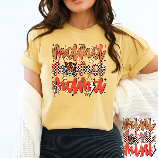 Mama - Mini Rocker Tiger Full Color DTF Transfer