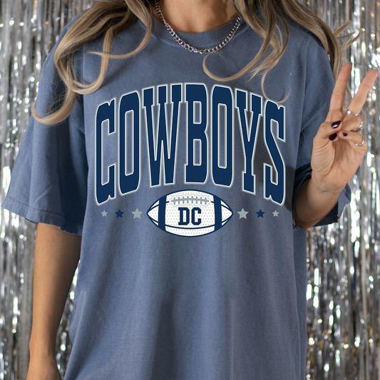 Cowboys Text Full Color DTF Transfers