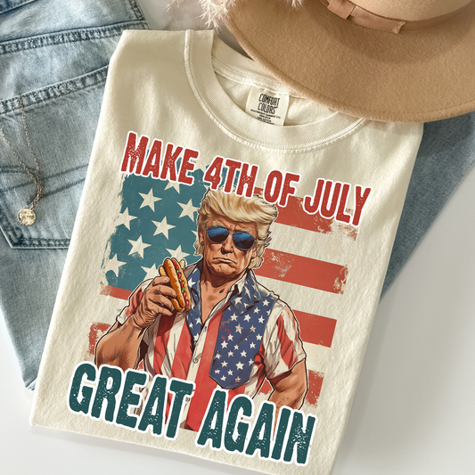 Make 4th of July Great Again (Trump) Full Color DTF Transfer