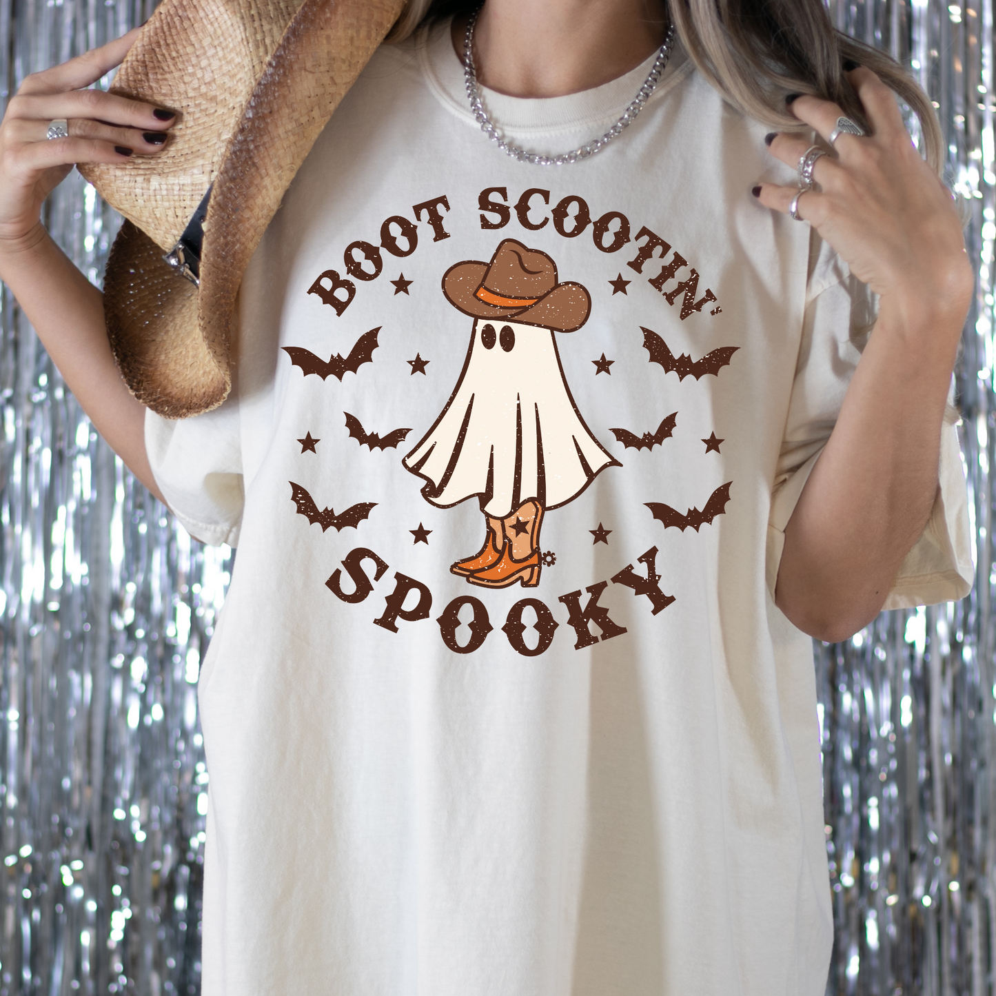 Boot Scootin Spooky Full Color DTF Transfer