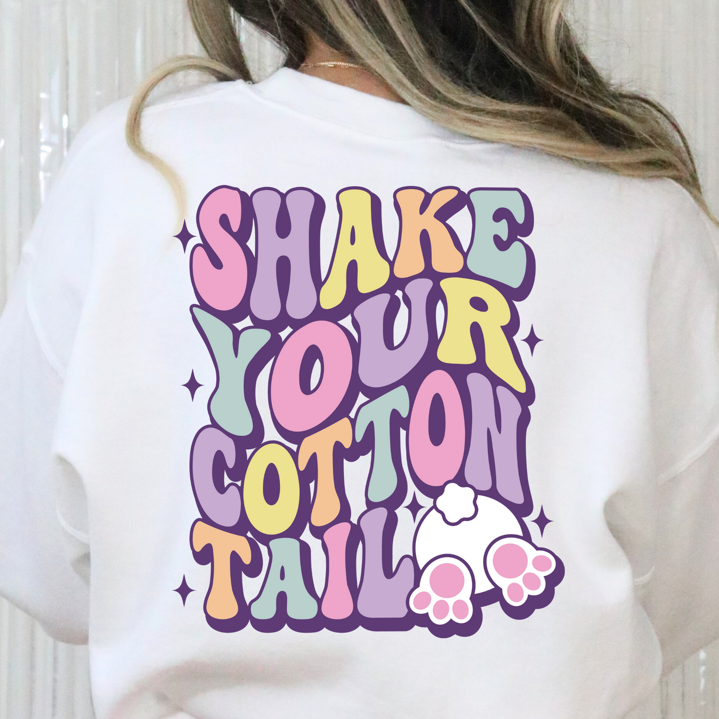 Shake Your Cotton Tail Full Color DTF Transfer