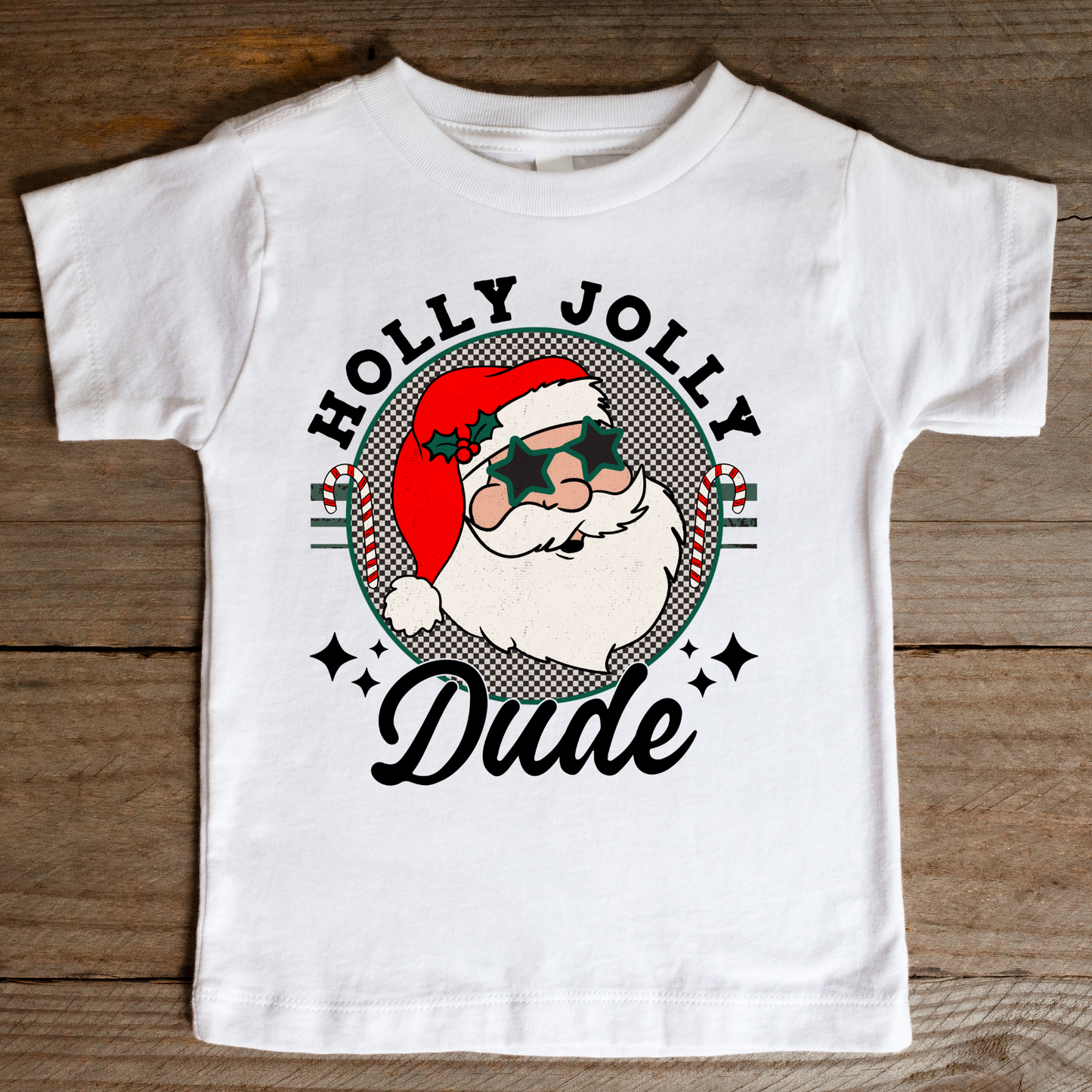 Holly Jolly Dude Full Color DTF Transfer