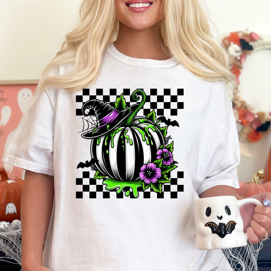 Beetlejuice Theme Pumpkin Full Color DTF Transfer