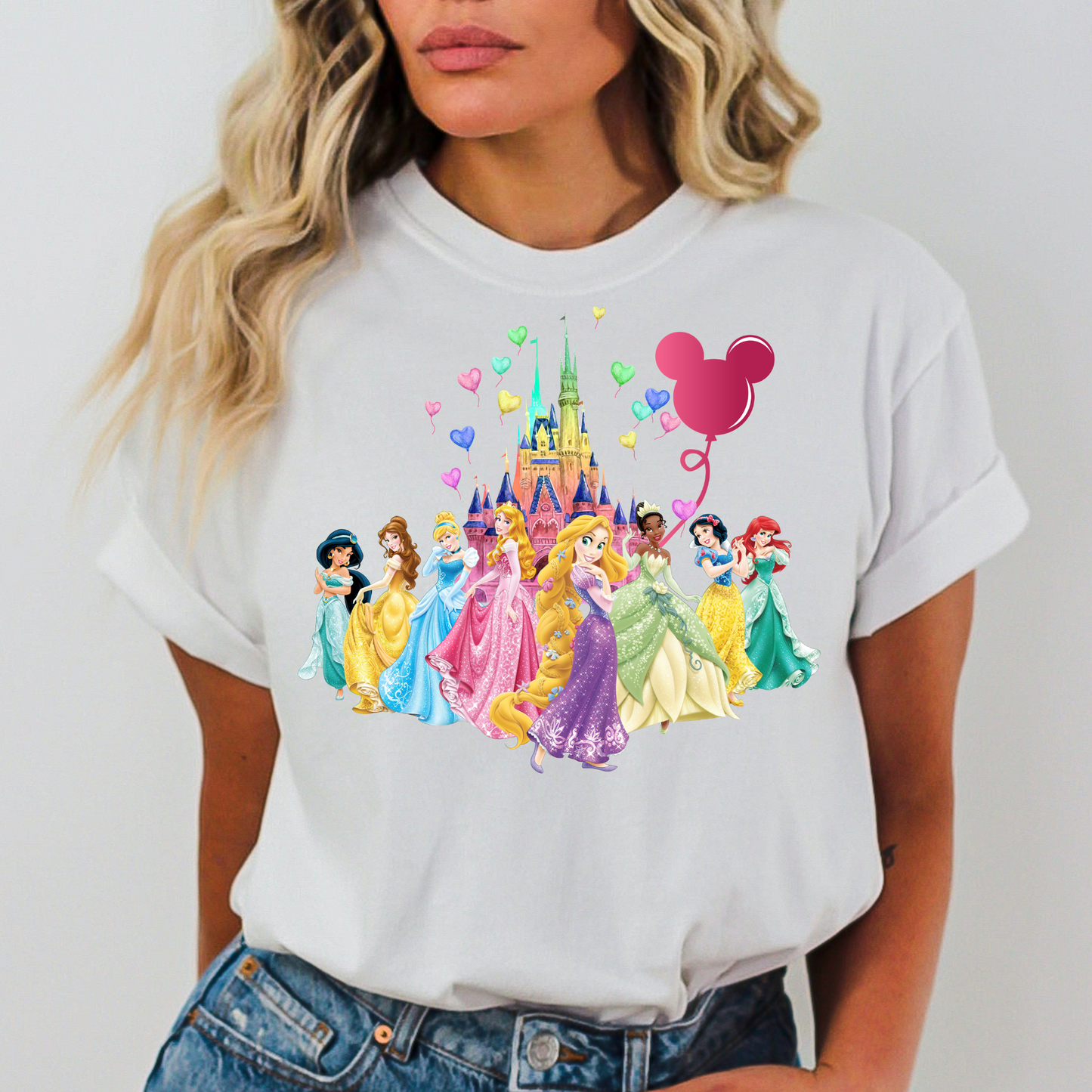 Disney Princesses Full Color DTF Transfer