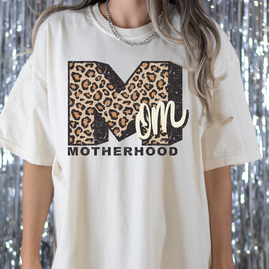 Mom (Leopard) Motherhood Full Color DTF Transfer