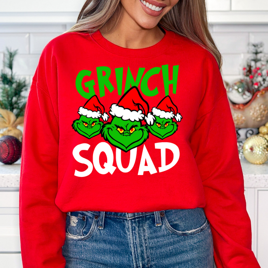 Grinch Squad Full Color DTF Transfer